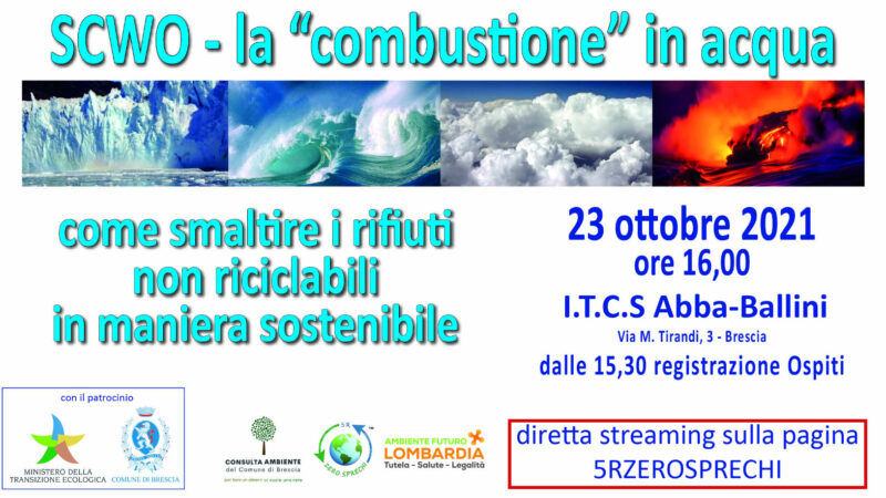 SCWO – la “combustione” in acqua